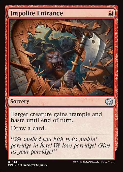 Impolite Entrance - Magic: The Gathering ECL #146