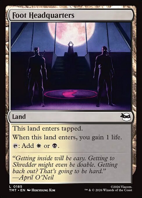 Foot Headquarters - Magic: The Gathering TMT #185