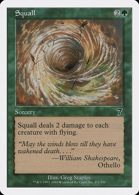 Squall - Magic: The Gathering 7ED #271