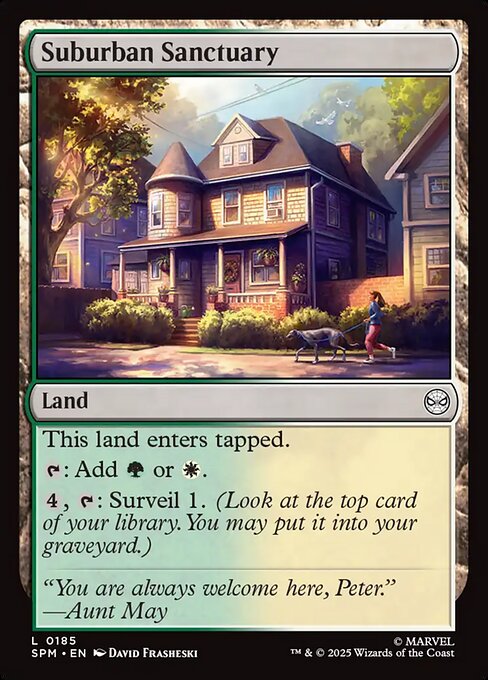 Suburban Sanctuary - Magic: The Gathering SPM #185
