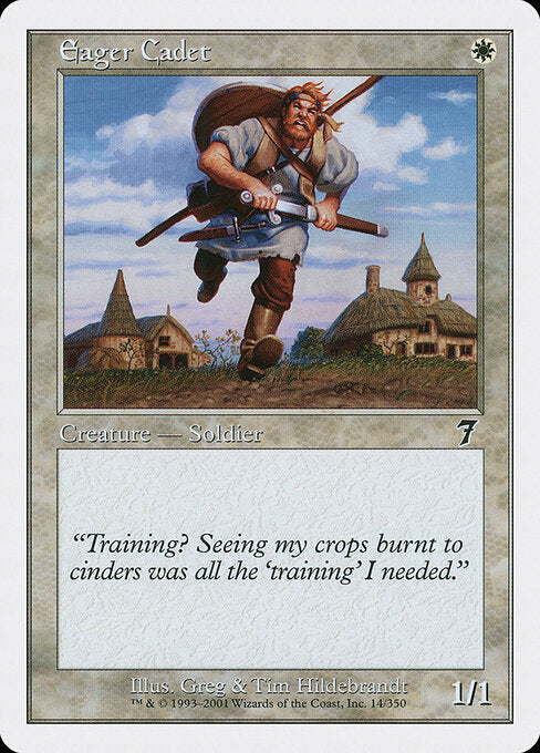 Eager Cadet - Magic: The Gathering 7ED #14