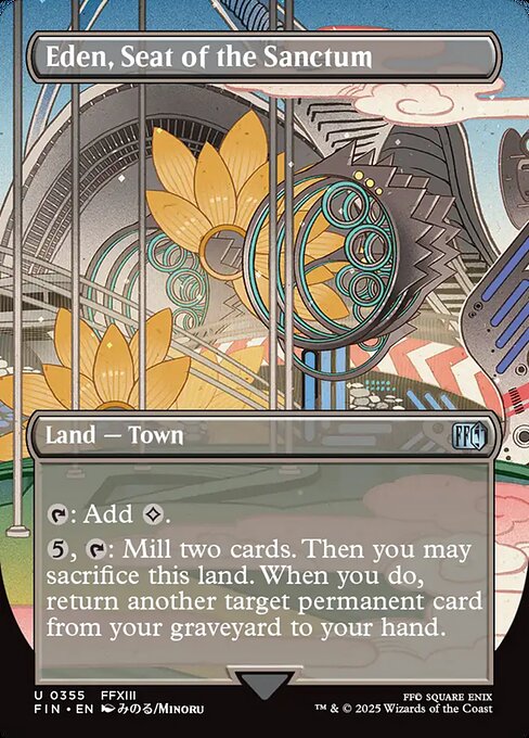 Eden, Seat of the Sanctum - Magic: The Gathering FIN #355
