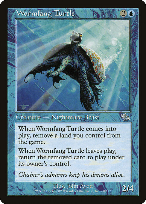 Wormfang Turtle - Magic: The Gathering JUD #60