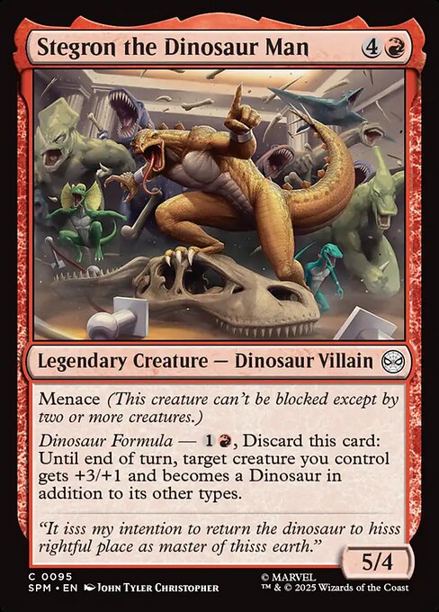 Stegron the Dinosaur Man - Magic: The Gathering SPM #95
