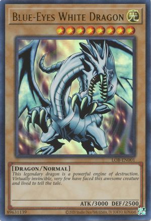 Blue-Eyes White Dragon - LOB-EN001