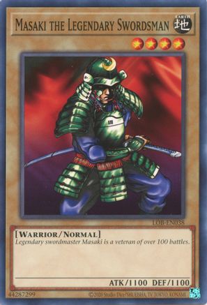 Masaki the Legendary Swordsman - LOB-EN038