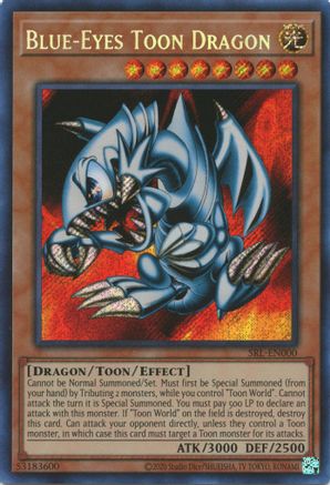 Blue-Eyes Toon Dragon - SRL-EN000