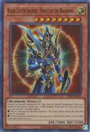 Black Luster Soldier - Envoy of the Beginning - IOC-EN025