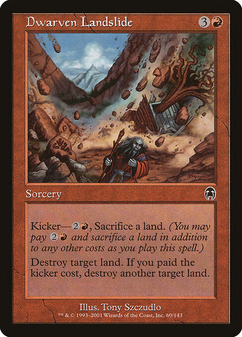 Dwarven Landslide - Magic: The Gathering APC #60