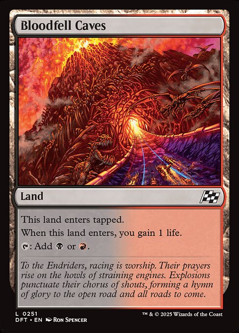 Bloodfell Caves - Magic: The Gathering DFT #251