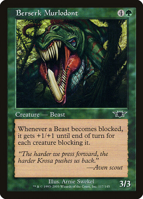 Berserk Murlodont - Magic: The Gathering LGN #117