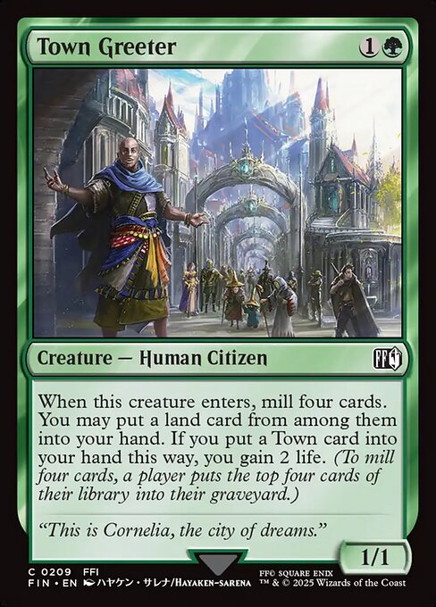 Town Greeter - Magic: The Gathering FIN #209