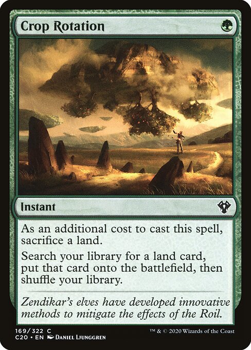Crop Rotation - Magic: The Gathering C20 #169
