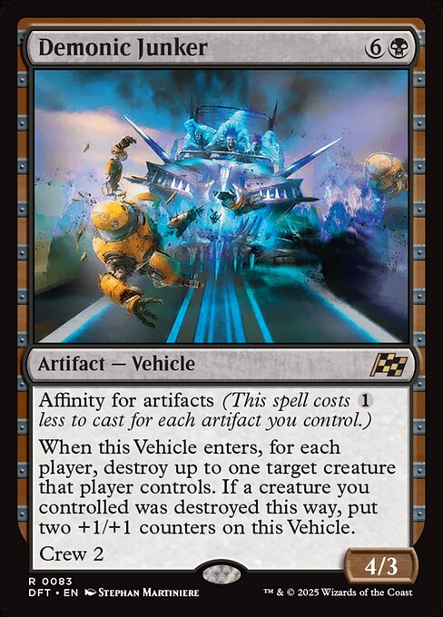 Demonic Junker - Magic: The Gathering DFT #83