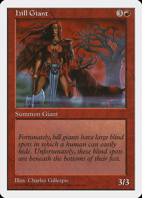 Hill Giant - Magic: The Gathering 5ED #239