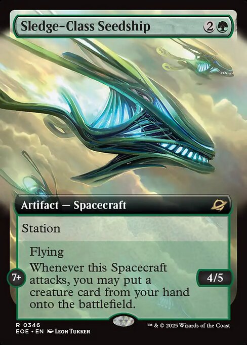 Sledge-Class Seedship - Magic: The Gathering EOE #346