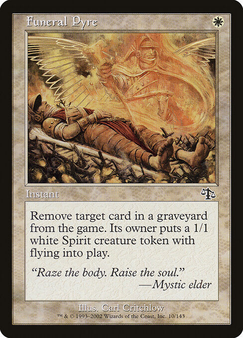 Funeral Pyre - Magic: The Gathering JUD #10