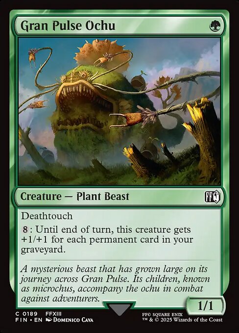 Gran Pulse Ochu - Magic: The Gathering FIN #189