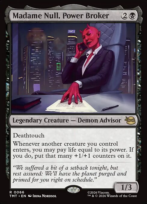 Madame Null, Power Broker - Magic: The Gathering TMT #66