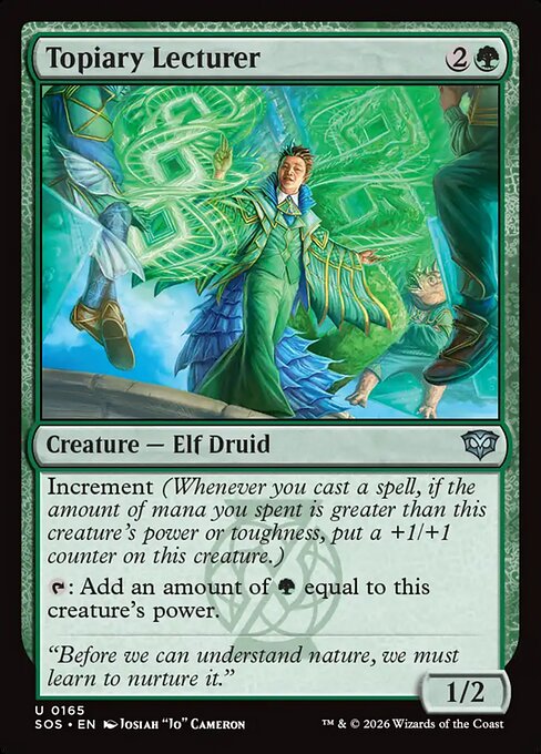 Topiary Lecturer - Magic: The Gathering SOS #165