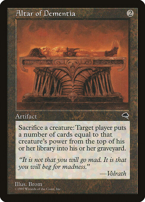 Altar of Dementia - Magic: The Gathering TMP #276