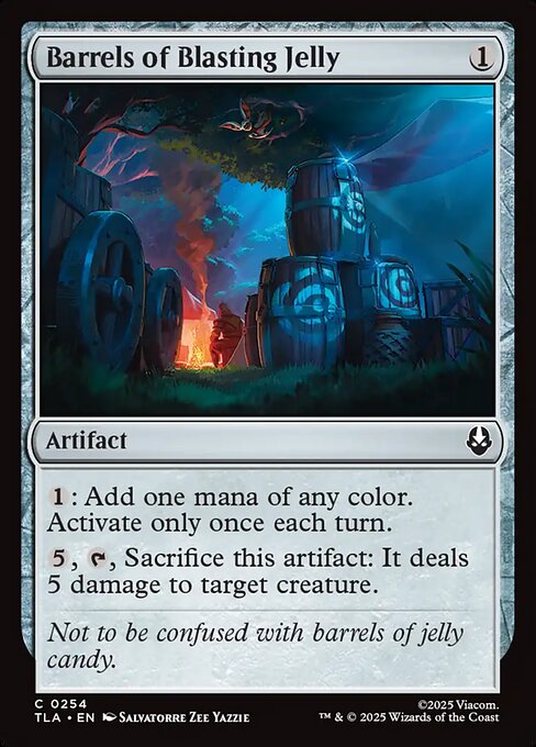 Barrels of Blasting Jelly - Magic: The Gathering TLA #254