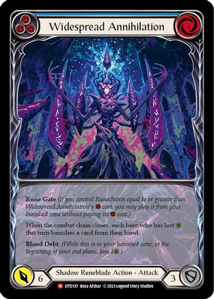 Widespread Annihilation (Extended Art)