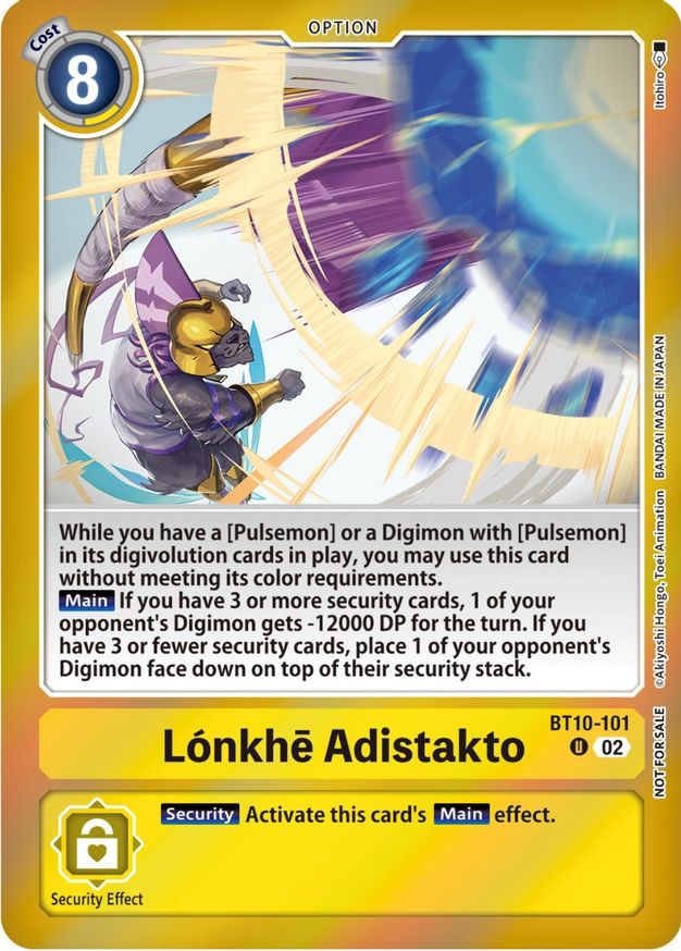 Lonkhe Adistakto (Event Pack 5)  - BT10-101