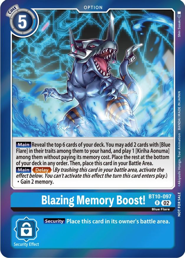 Blazing Memory Boost! (Event Pack 5)  - BT10-097