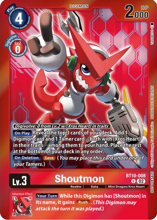 Shoutmon (Event Pack 5)  - BT10-008