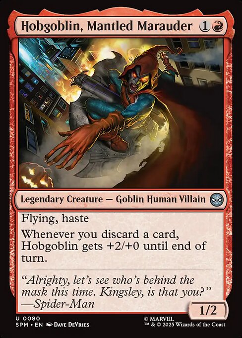 Hobgoblin, Mantled Marauder - Magic: The Gathering SPM #80