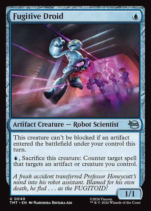 Fugitive Droid - Magic: The Gathering TMT #40