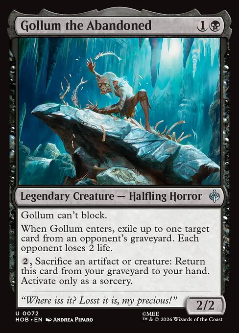 Gollum the Abandoned - Magic: The Gathering HOB #72