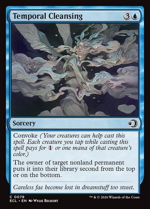 Temporal Cleansing - Magic: The Gathering ECL #78