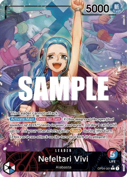 Nefeltari Vivi (001) (Alternate Art) - OP04-001