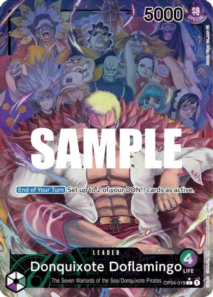 Donquixote Doflamingo (019) (Alternate Art) - OP04-019