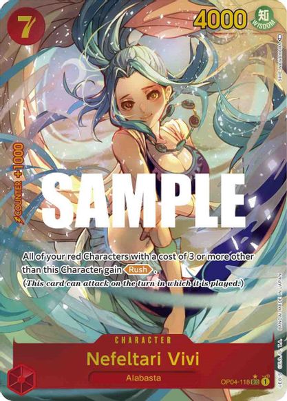 Nefeltari Vivi (118) (Alternate Art) - OP04-118