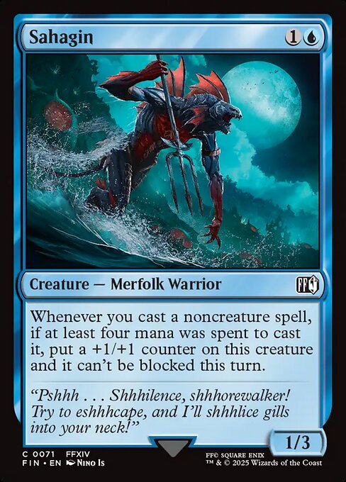 Sahagin - Magic: The Gathering FIN #71