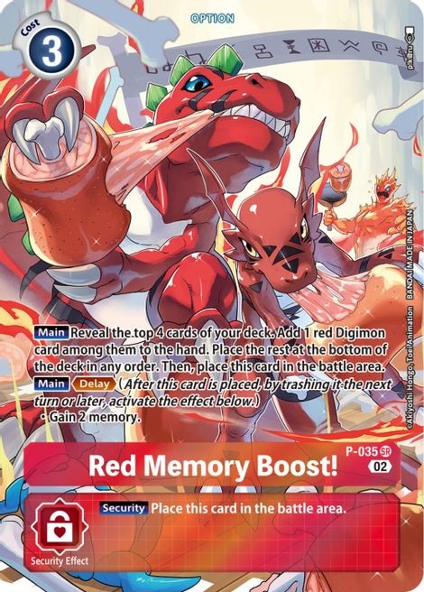 Red Memory Boost! - P-035