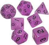 Dice Set - Solid Collection: Glow in the Dark