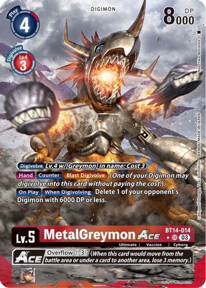 MetalGreymon Ace - BT14-014