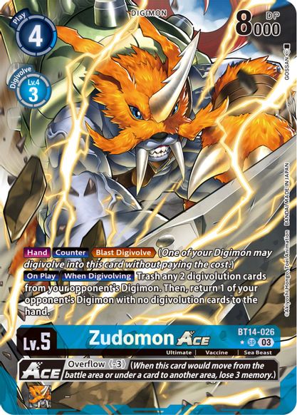 Zudomon Ace - BT14-026