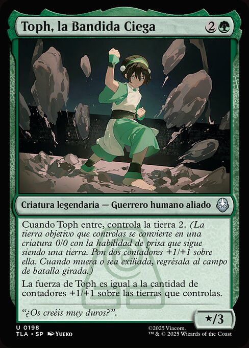 Toph, the Blind Bandit · TLA #198 · ES