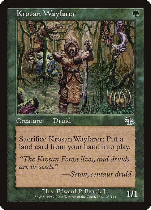 Krosan Wayfarer - Magic: The Gathering JUD #123
