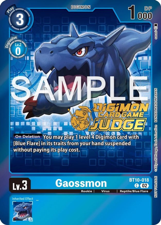 Gaossmon (Judge Pack 5)  - BT10-018