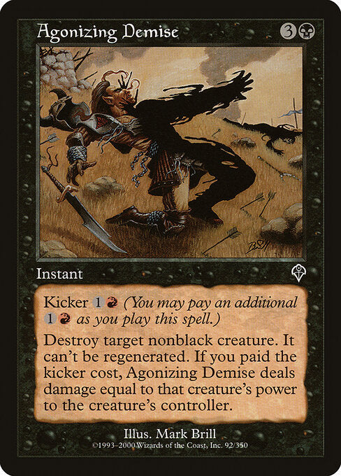 Agonizing Demise - Magic: The Gathering INV #92