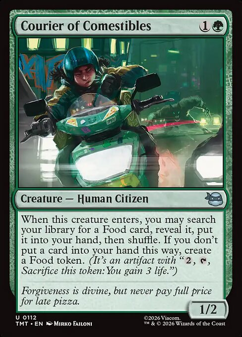 Courier of Comestibles - Magic: The Gathering TMT #112