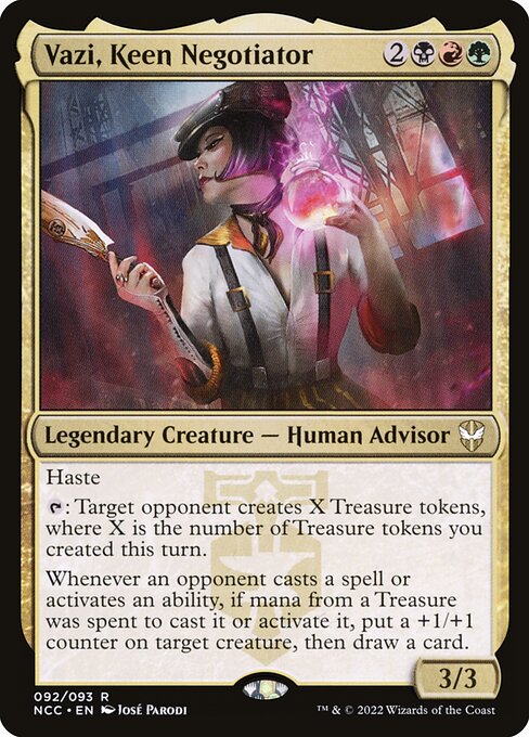 Vazi, Keen Negotiator - Magic: The Gathering NCC #92