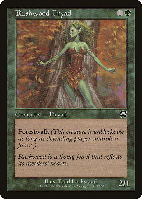 Rushwood Dryad - Magic: The Gathering MMQ #263