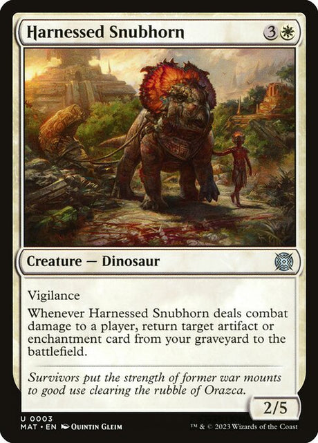 MAT - Harnessed Snubhorn